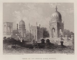 Túmulos dos Reis de Luto, Bereed Kings, Beeder (cor litho) de George (after) Howse