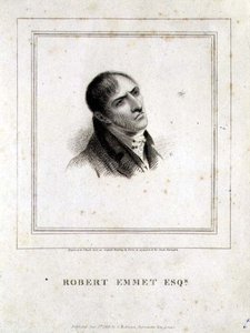 Retrato de Robert Emmet Esq. (1778-1803) gravado por J. Heath, pub. por G. Robinson, Londres de George (after) Petrie