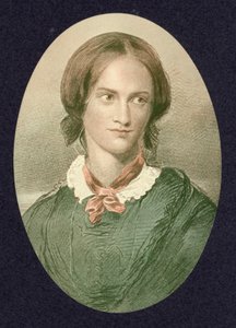 Charlotte Bronte, romancista inglesa (gravura a cores) de George (after) Richmond