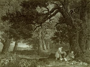 A Repose after Shooting, Placa 4 (gravura)