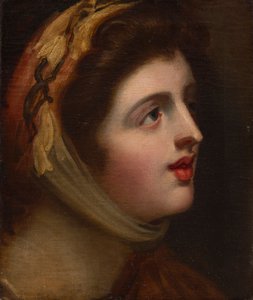 Emma Hamilton como Sensibilidade (óleo sobre tela) de George (studio of) Romney