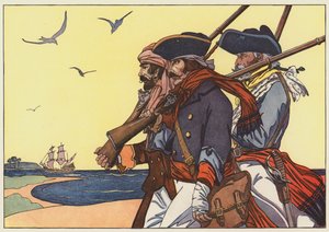 Piratas na ilha de Tortuga