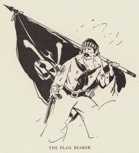 O portador da bandeira