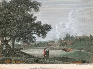 O Palácio da Rainha, do Green Park com a Casa da Guarda no Portão da História, etc