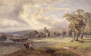 Vista da Abadia de Kirkstall, Leeds