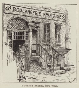 Uma padaria francesa, Nova York de George Augustus Sala