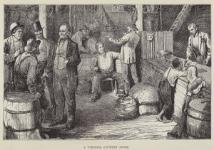 Uma loja do país de Virgínia de George Augustus Sala