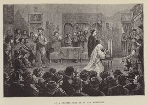 Em um teatro chinês em San Francisco de George Augustus Sala