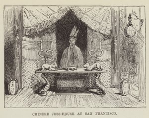 Joss-House chinês em San Francisco de George Augustus Sala