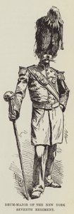 Drum-Major do Sétimo Regimento de Nova York de George Augustus Sala