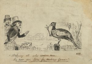 Faisão desafiando os Caçadores de George Augustus Sala