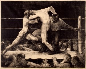 Um veado no Sharkey&39;s de George Bellows