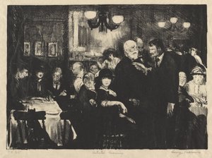 Noite dos Artistas de George Bellows