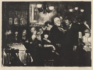 Noite dos Artistas de George Bellows