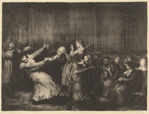 Dança num Manicómio de George Bellows