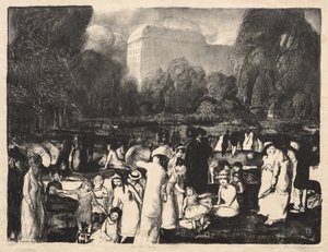 No Parque, Luz de George Bellows