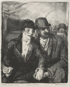 No metro de George Bellows