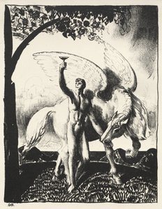 Cartão de Jantar da New Society de George Bellows