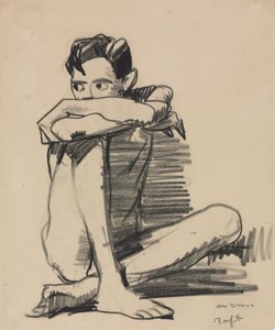 Menino Sentado de George Bellows