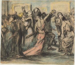Society Ball [verso] de George Bellows