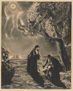 A Bruxa e o Jovem de George Bellows