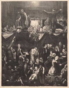 O Trilho da Serradura de George Bellows