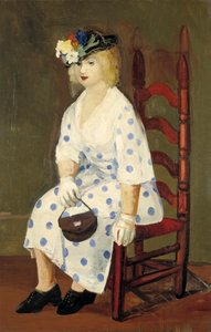 O vestido de bolinhas, 1927. de George Benjamin Luks