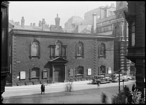 Capela Unitária, Cross Street, Manchester, 1940.
