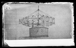 Lotts Mill, Flatbush, Brooklyn, um esboço de WH Story, c.1872-87 (wet-collodion negative)