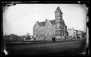 Câmara Municipal, Flatbush, Brooklyn, c.1872-87 (wet-collodion negative)
