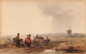 Acampamento cigano, Holanda, anos 1800.