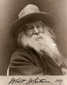 Retrato de Walt Whitman em 1887 de George C. Cox