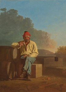 Barqueiro do Mississippi de George Caleb Bingham