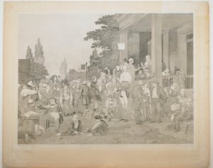 Prova 1 de "The County Election" de George Caleb Bingham