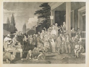 Prova 5 da “Eleição do Condado” de George Caleb Bingham