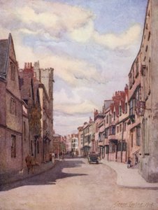 Oxford: Holywell Street (cor litho)