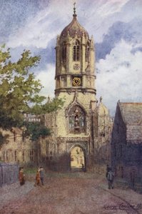 Oxford: Tom Tower, Christ Church (cor litho)