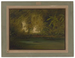 Uma lagoa do Alto Amazonas de George Catlin