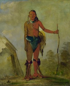 Aih-no-wa, The Fire, a Fox Medicine Man, 1835. de George Catlin