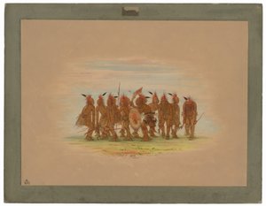 Dança divertida - Saukie de George Catlin