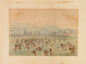 Jogo de bola - n.º 23 de George Catlin