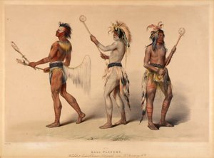 Jogadores de bola de George Catlin