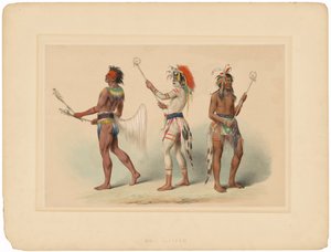Jogadores de bola de George Catlin