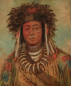 Jovem chefe - Ojibwe de George Catlin