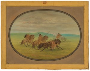 Equitação Comanche de George Catlin