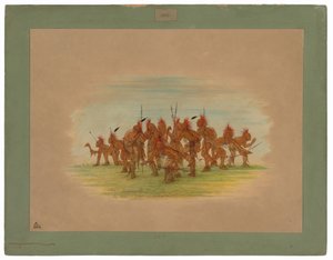 Dança da Descoberta - Saukie de George Catlin