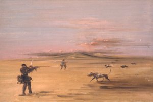 Tiroteio nas pradarias do Missouri, 1837-1839. de George Catlin