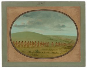 Ficheiro dos índios - Iowa de George Catlin