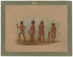 índios Clatsop de George Catlin