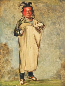 Káw-kaw-ne-chóo-a, a Brave de George Catlin